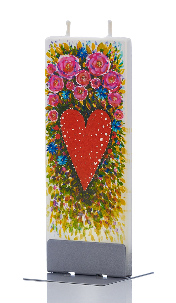 Artistic Heart & Flowers