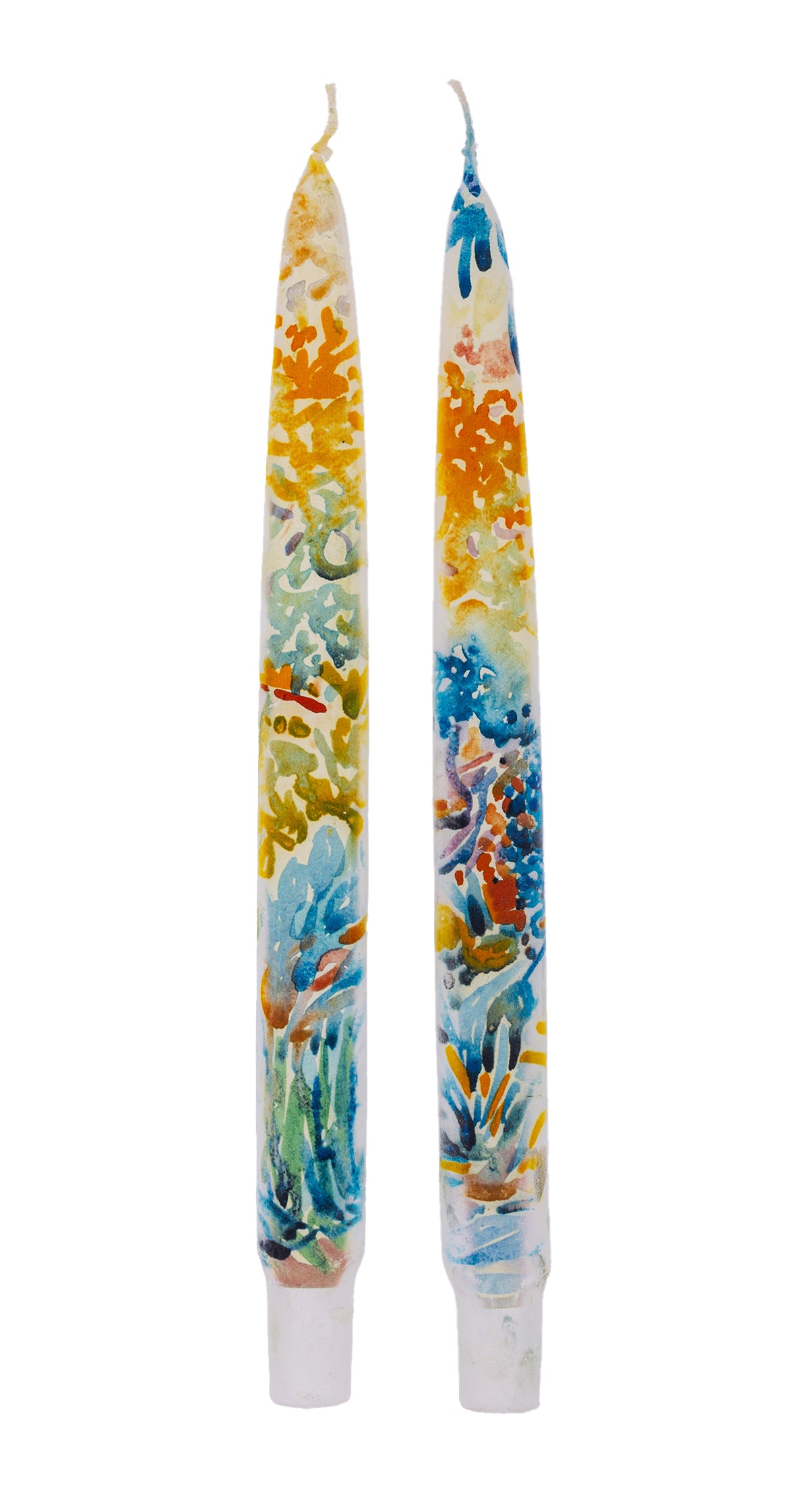 The Artist's Garden at Saint-Clair, Henri-Edmond Cross - Set of  2 Taper Candles