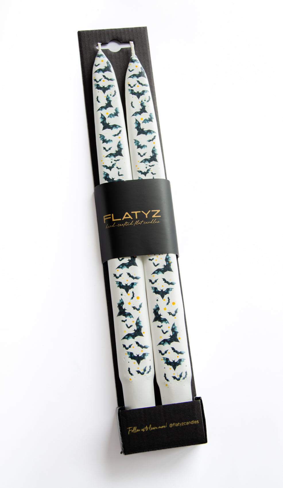 Flying Bats - Set of 2 Taper Candles