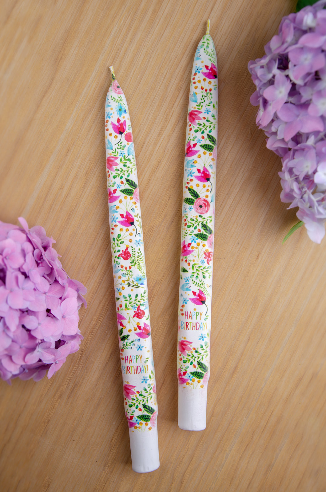 Happy Birthday Florals - Set of 2