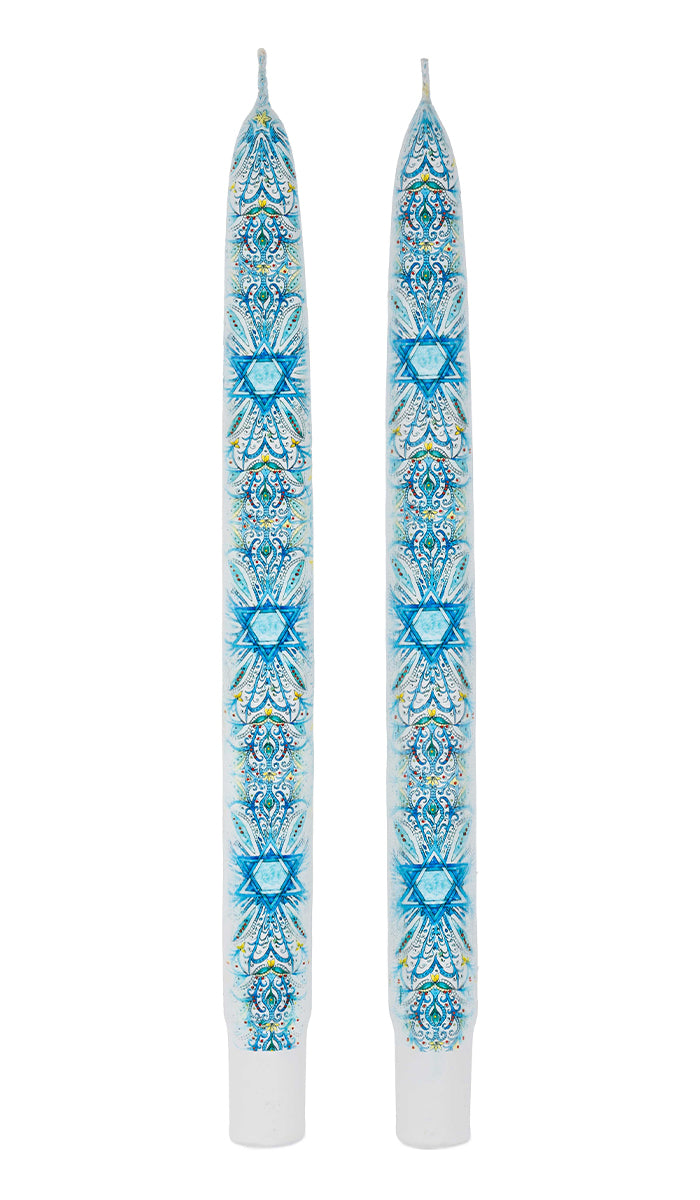 Star of David Ornament - Set of 2