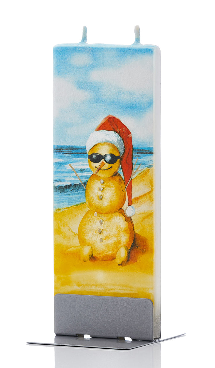 Christmas Sandman on Beach