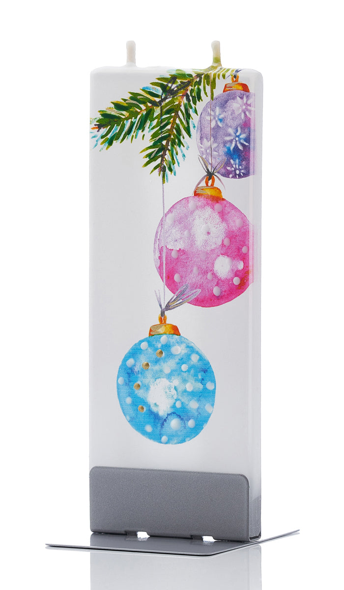 Pink and Blue Hanging Christmas Ornaments
