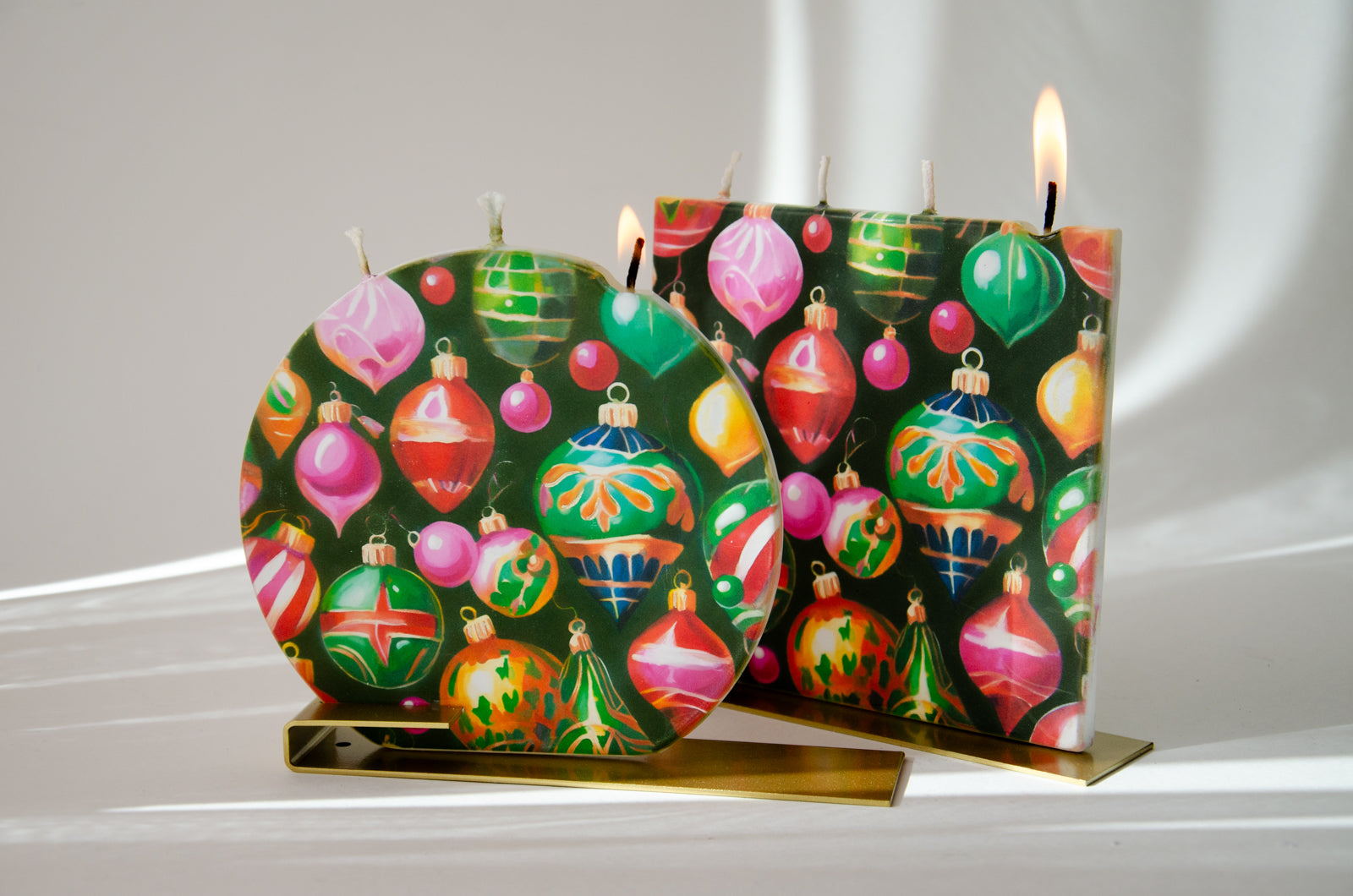 Colorful Painted Ornaments